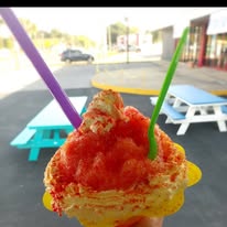 Mango chamoy shaved ice from Bulldog Eats